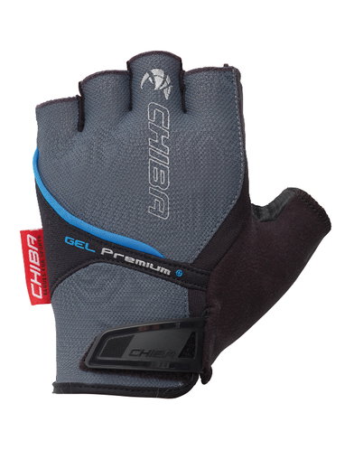 Chiba Fahrrad Handschuhe Gel Premium grau